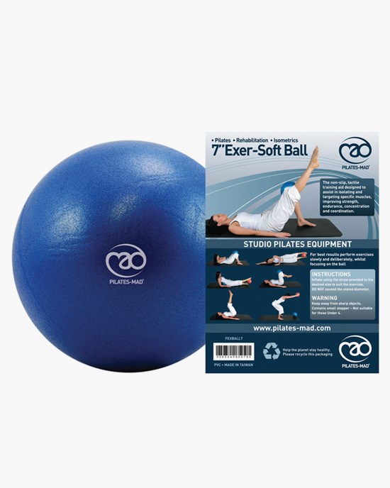 Pilatesboll Exer-Soft, 18 cm, bl - Yoga-Mad