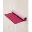 Yogamatta Organic Lite mat 4 mm, Raspberry Red/Heather Pink - Yogiraj
