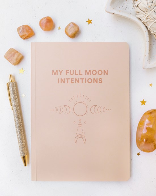 Anteckningsbok Notebook - My Full Moon Intentions - Oh La Moon