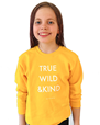 Barntröja Wild sweatshirt (gul) - Holistic Training