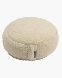 Meditationskudde ull Premium wool meditation cushion, Natural - Yogiraj