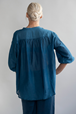 Yogatopp Artist Shirt Silk Blend - Indigo - Greeningline