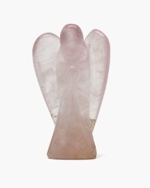 Kristallängel Hand Carved Gemstone Angel - Rose Quartz